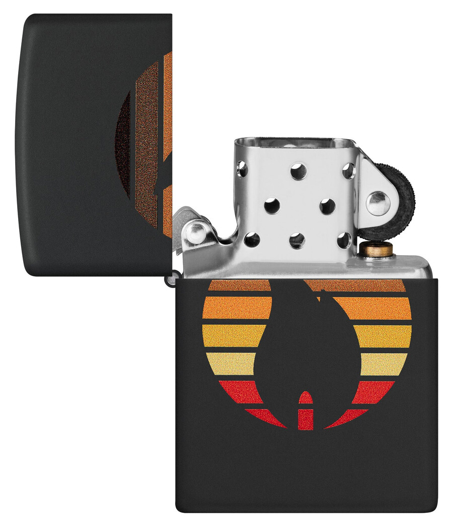 colorblock zippo design