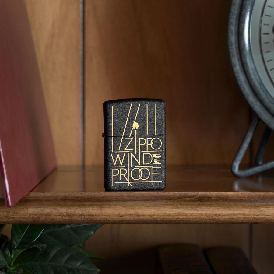 line art zippo design