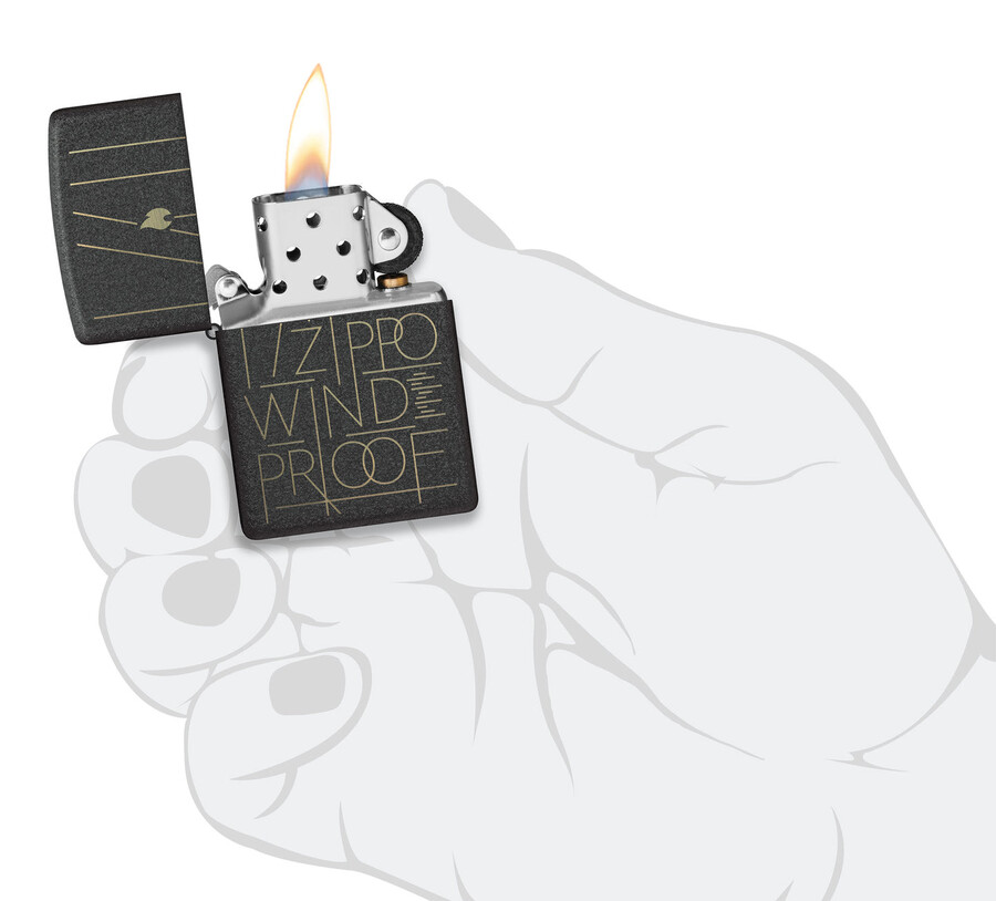 line art zippo design