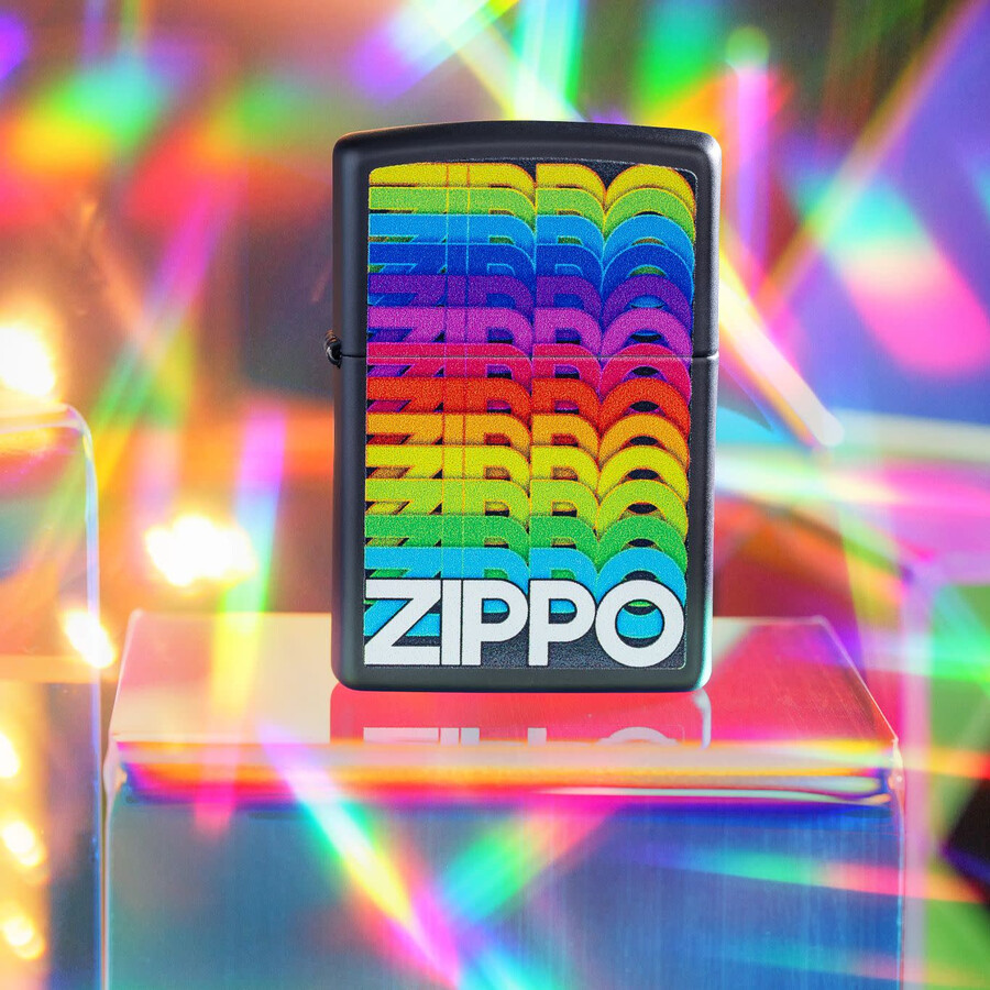 techno zippo design