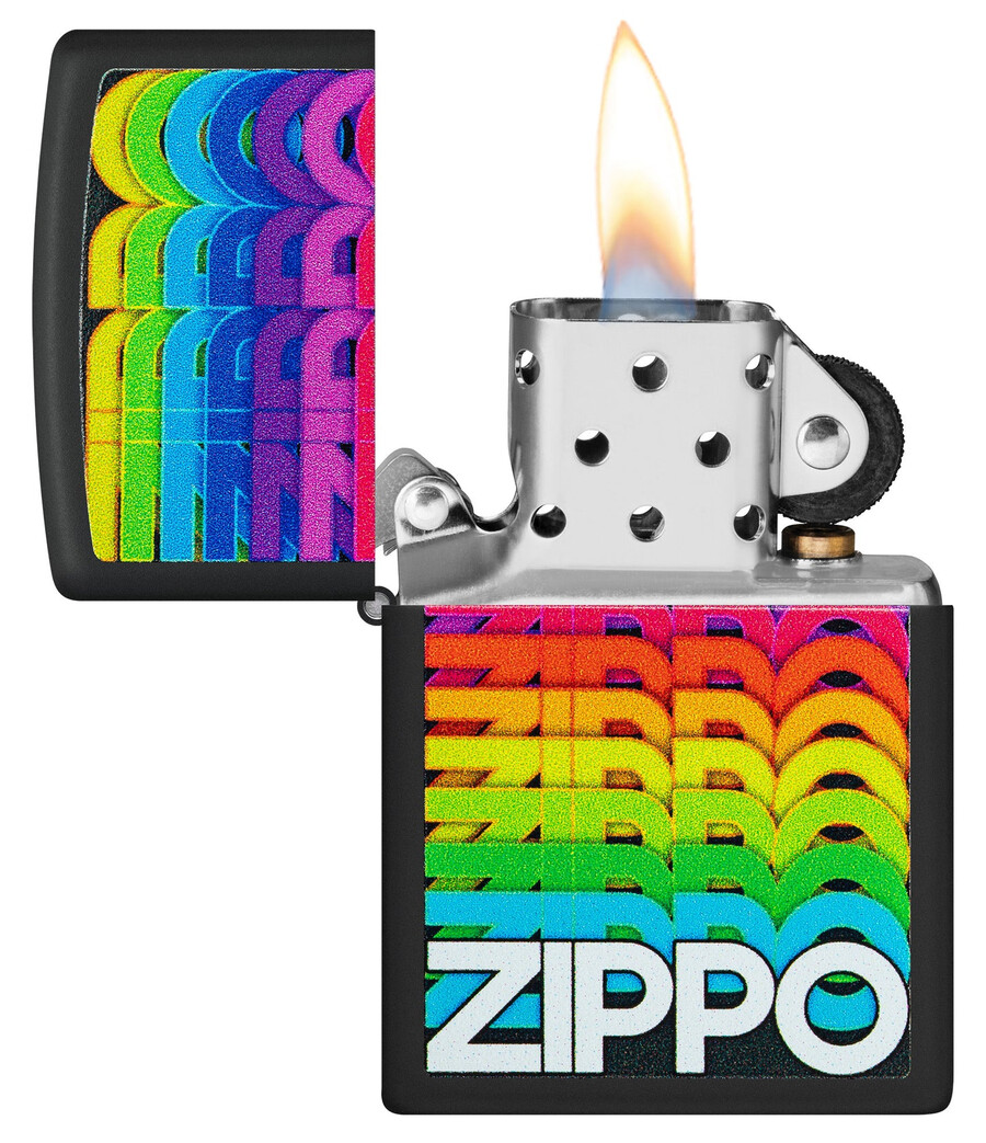 techno zippo design