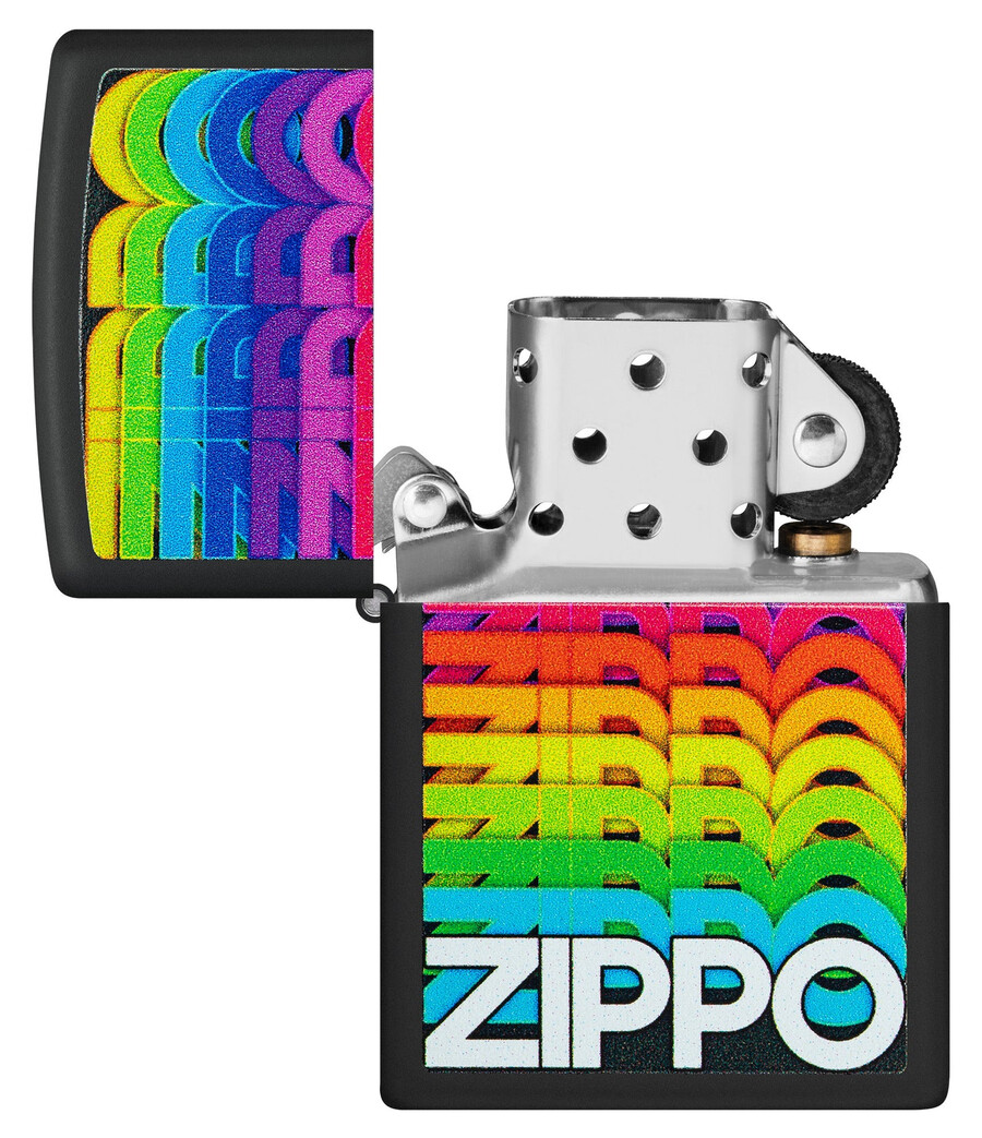 techno zippo design