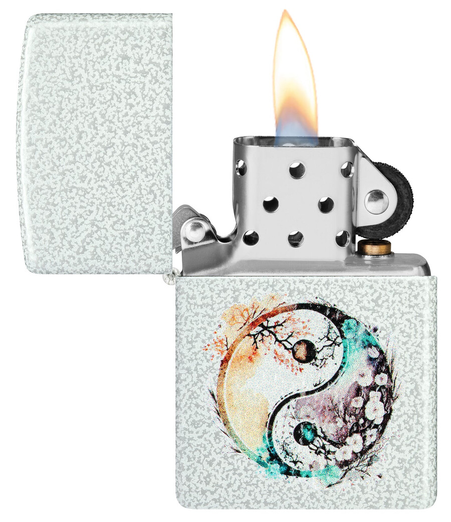 floral yin and yang design
