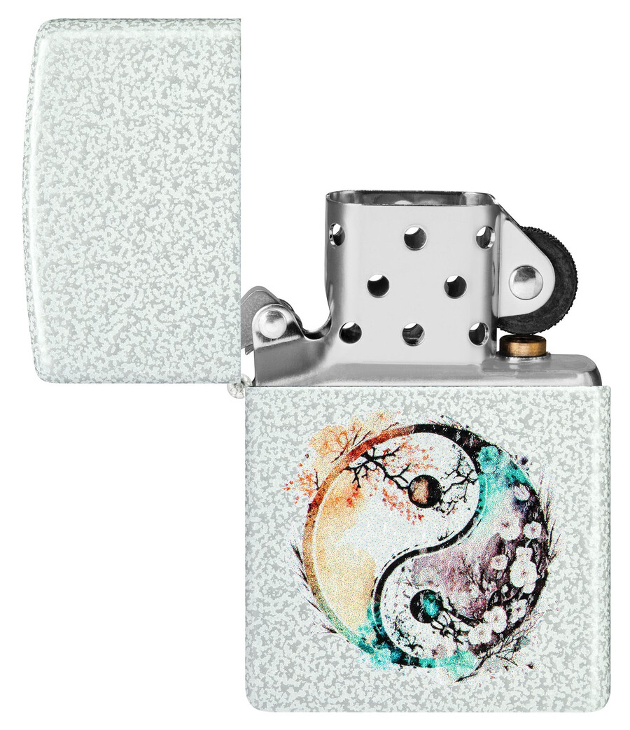 floral yin and yang design