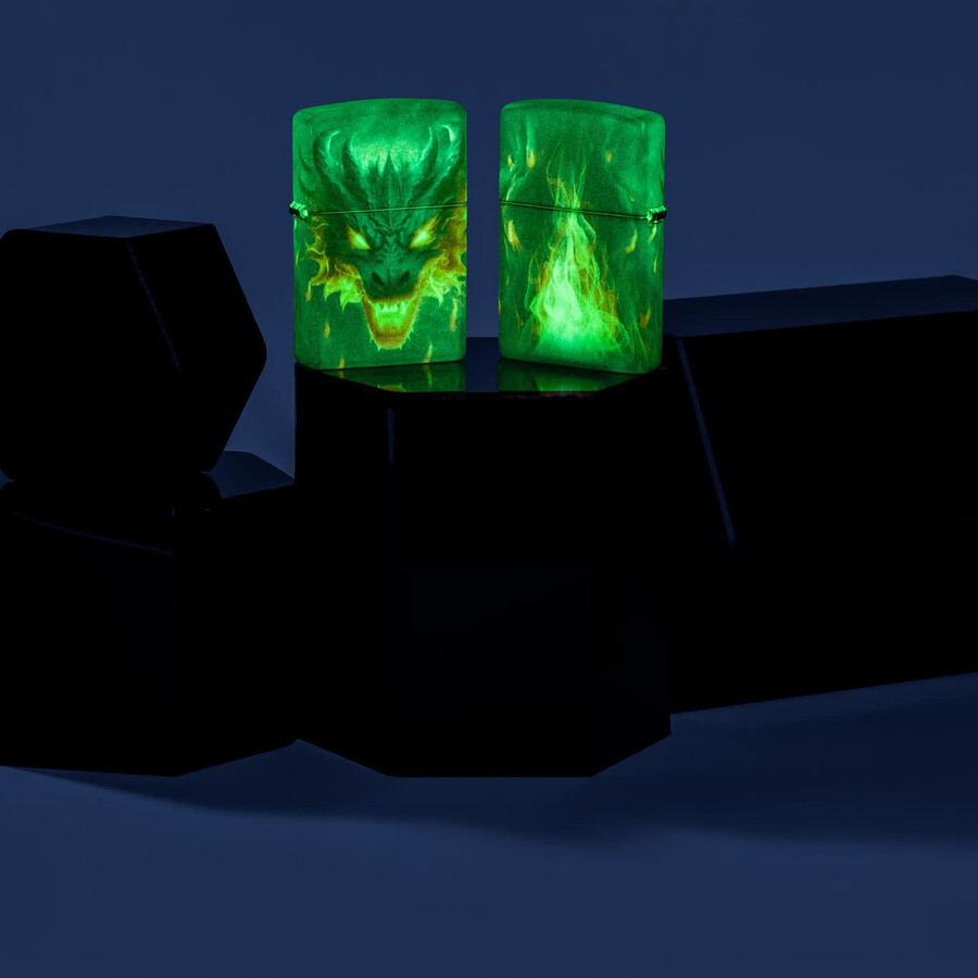 glowing dragon design