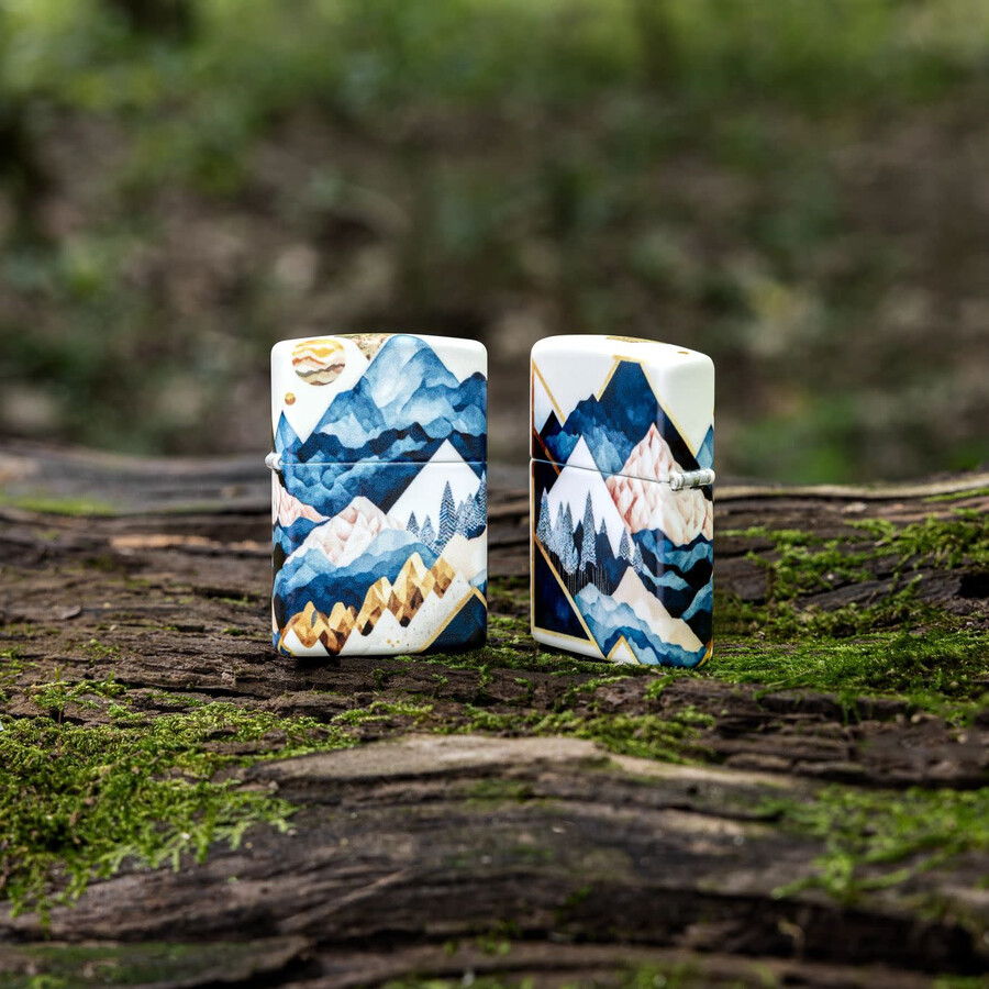 mountain collage design