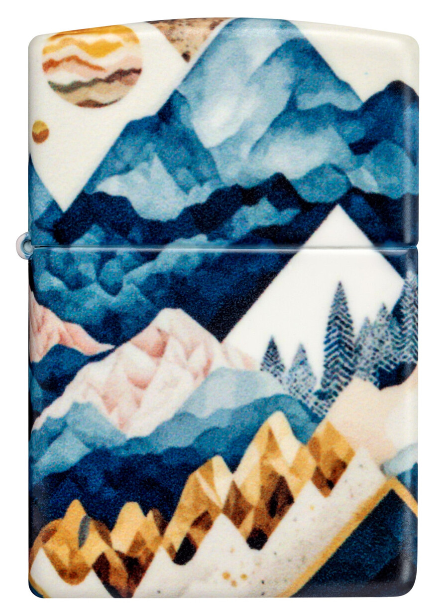 mountain collage design