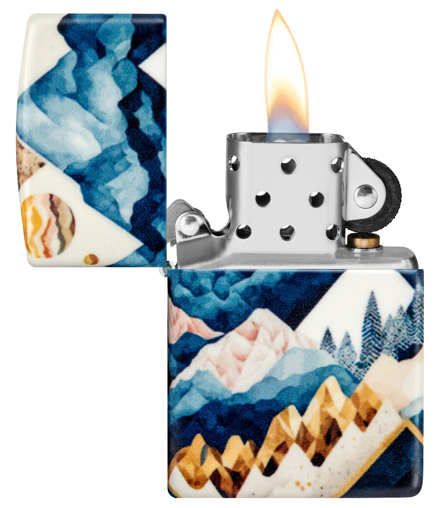 mountain collage design