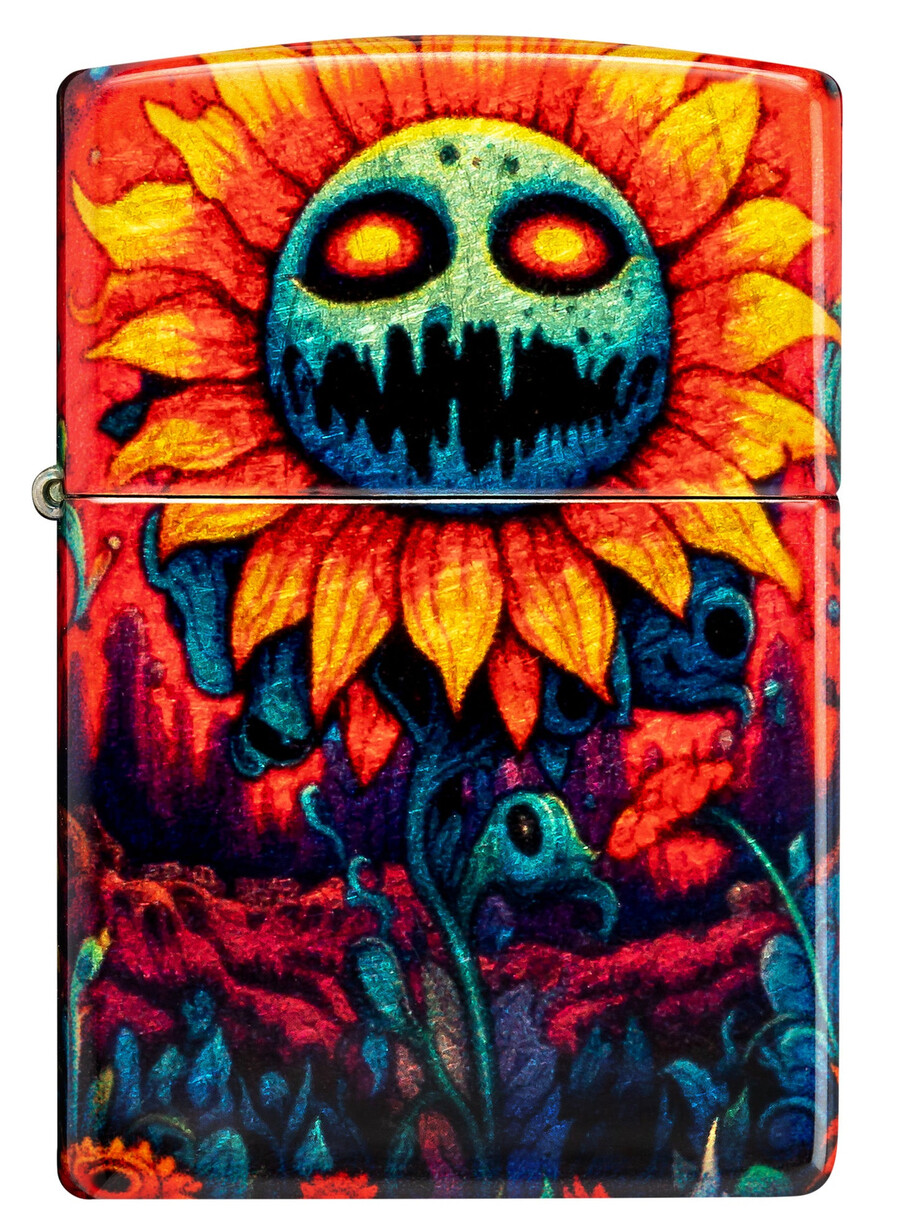 spooky sunflower design