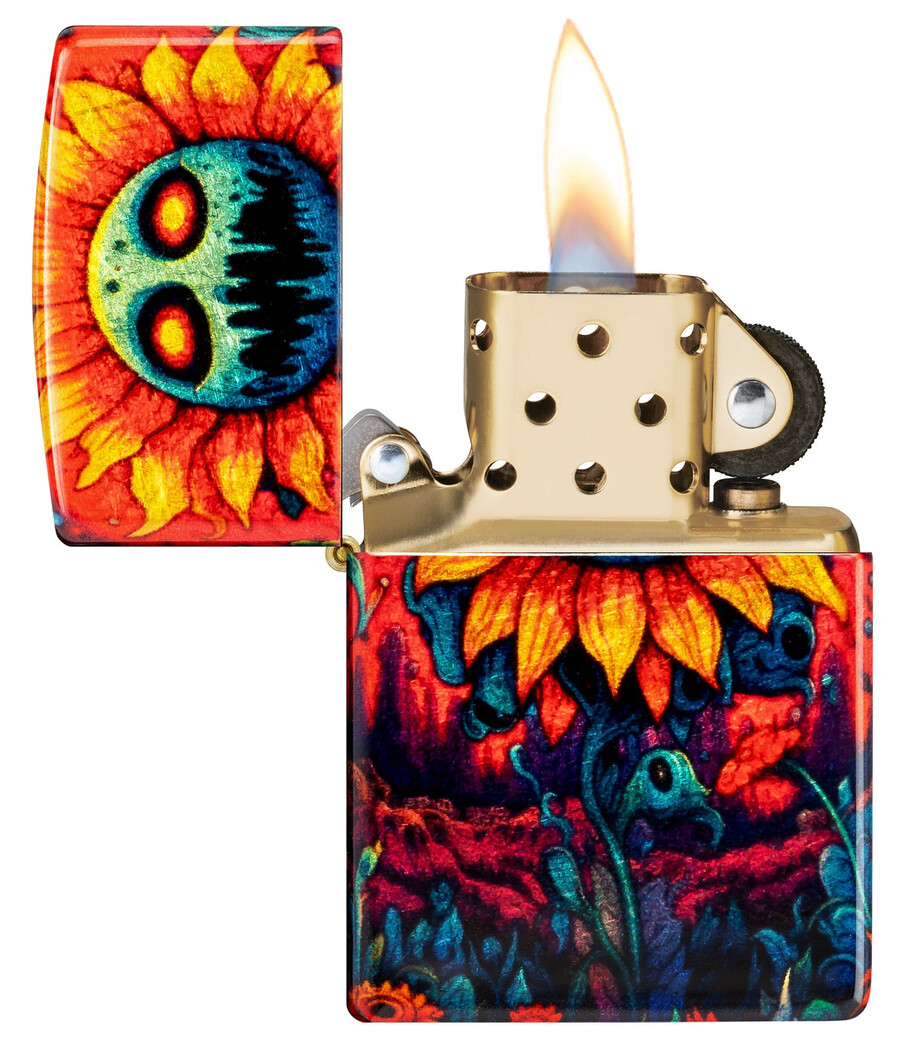 spooky sunflower design