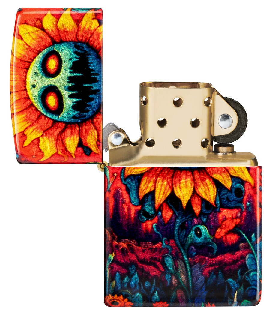 spooky sunflower design