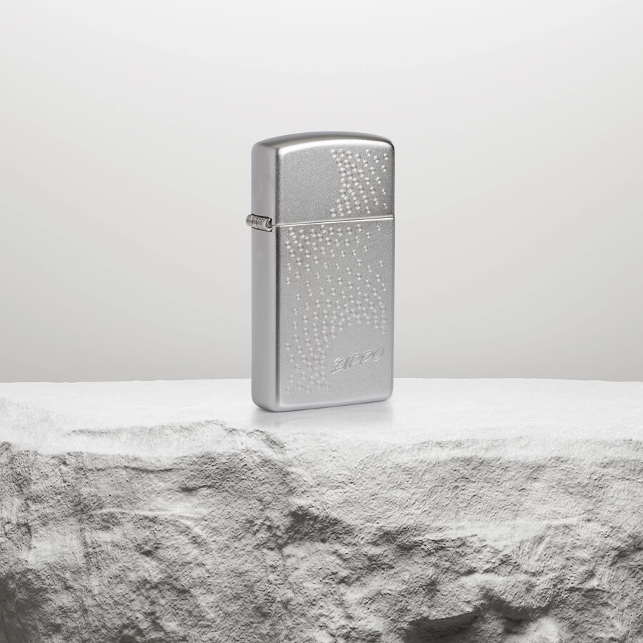 slim zippo dot design
