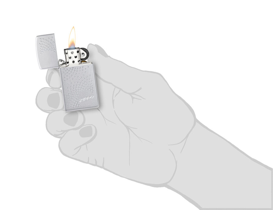 slim zippo dot design