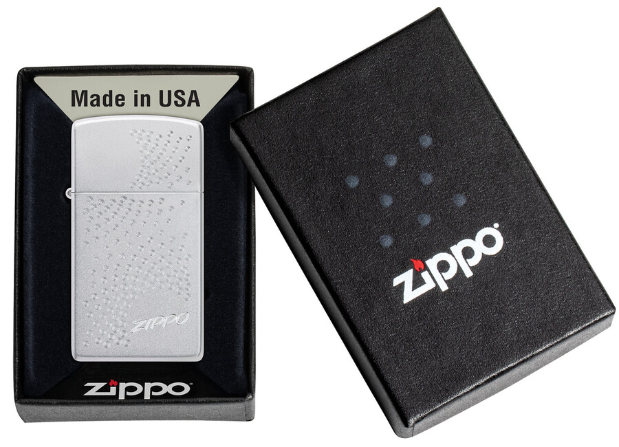 slim zippo dot design