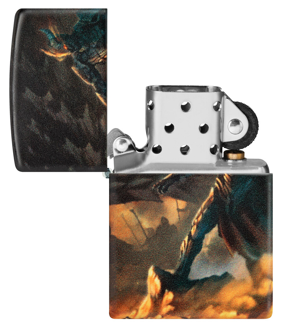 knight and dragon design