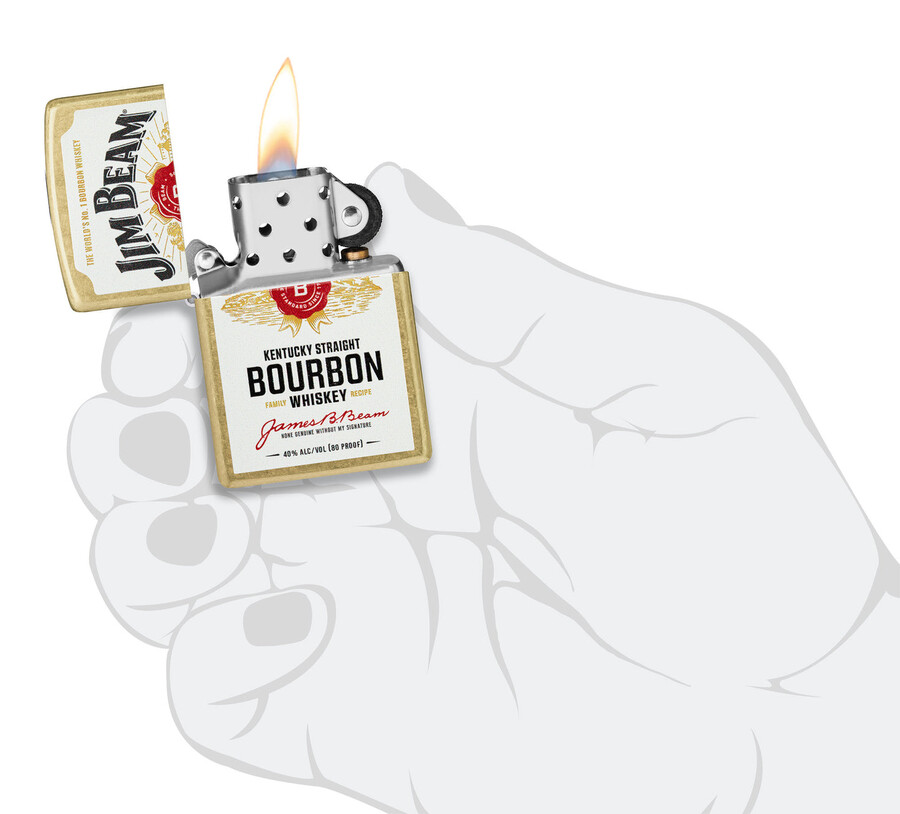 jim beam label design