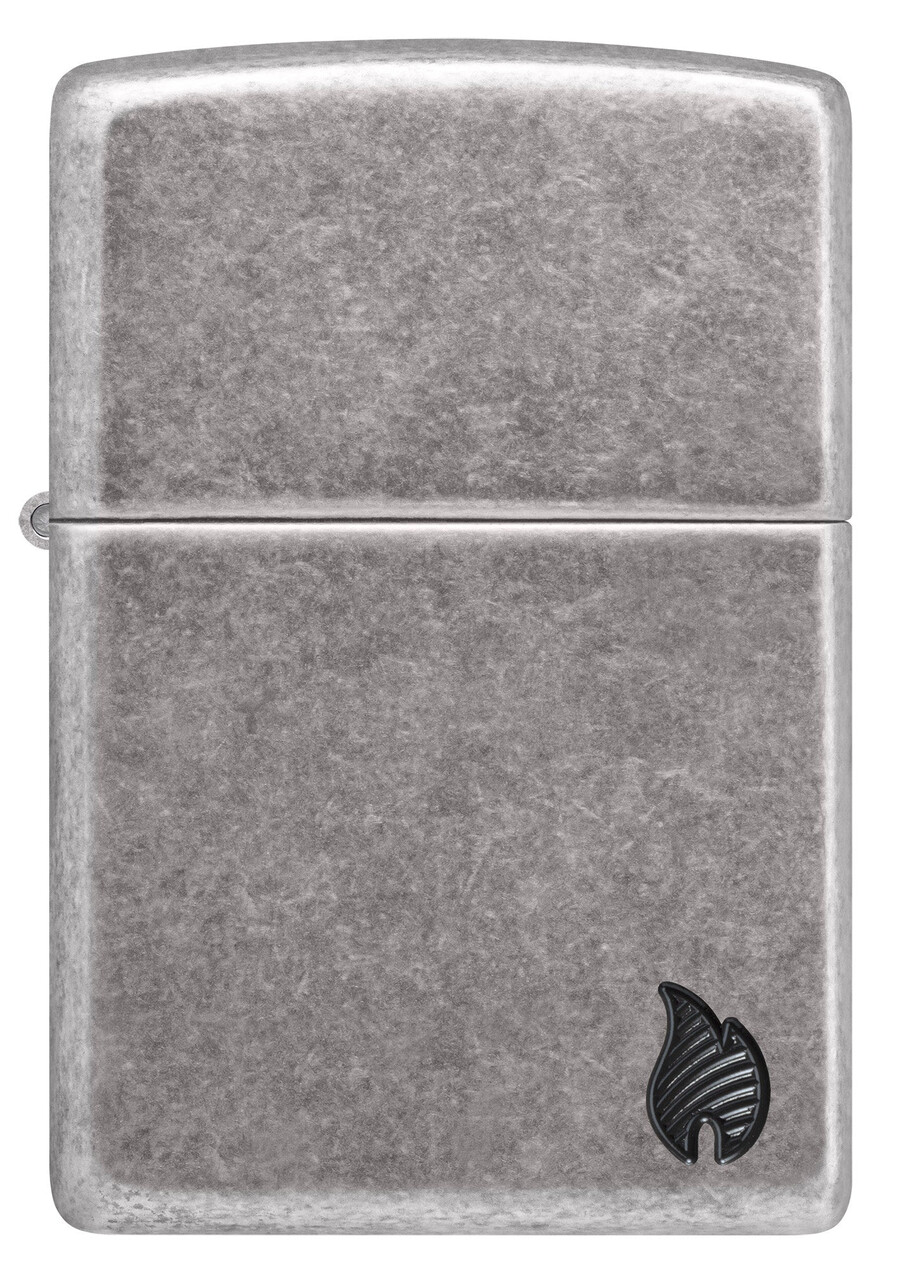 armor antique silver flame design
