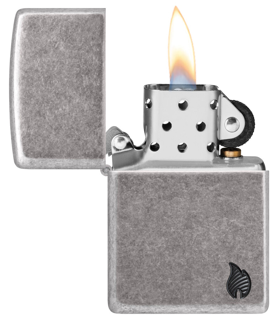 armor antique silver flame design