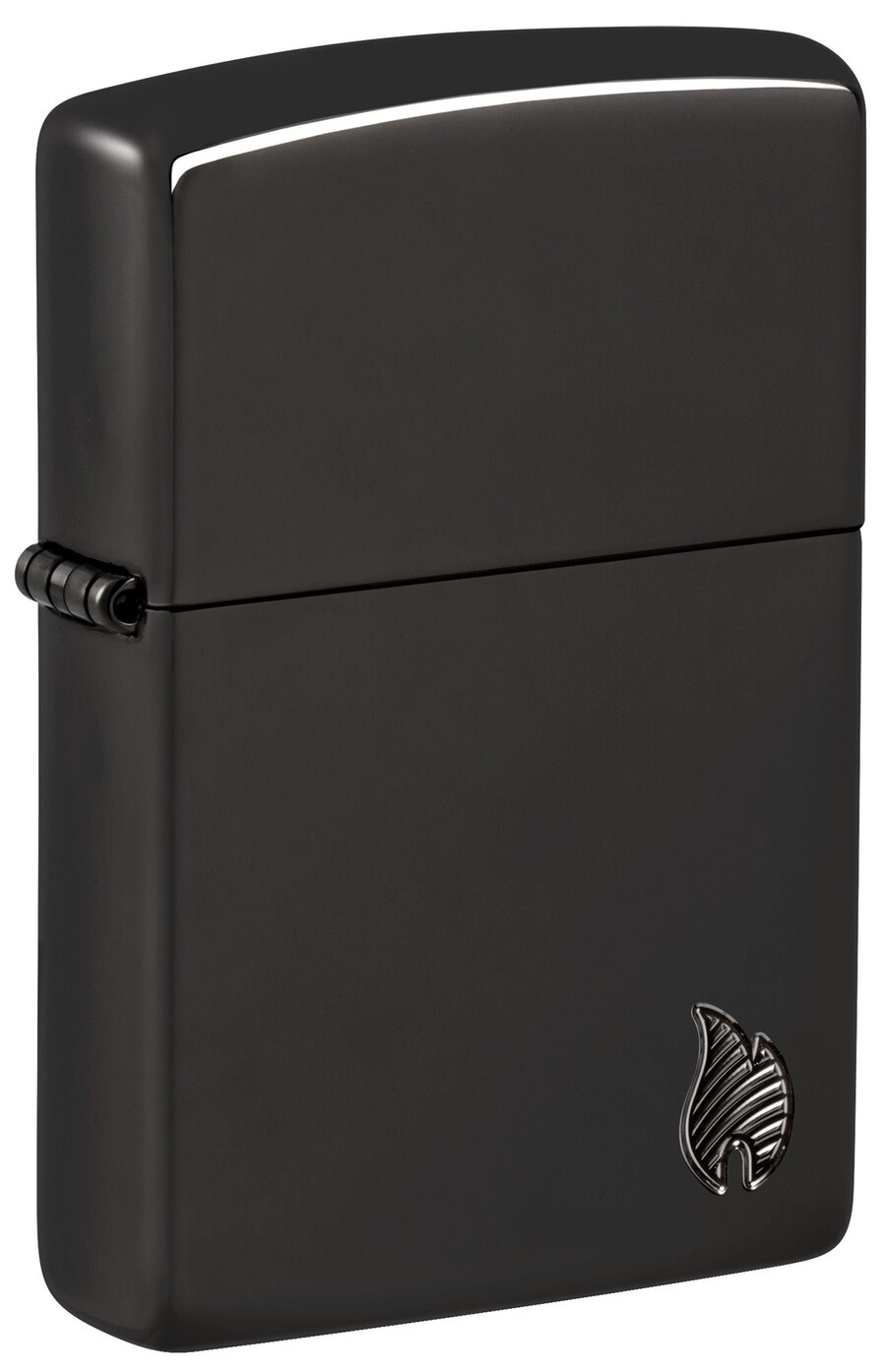 armor high polish black flame design