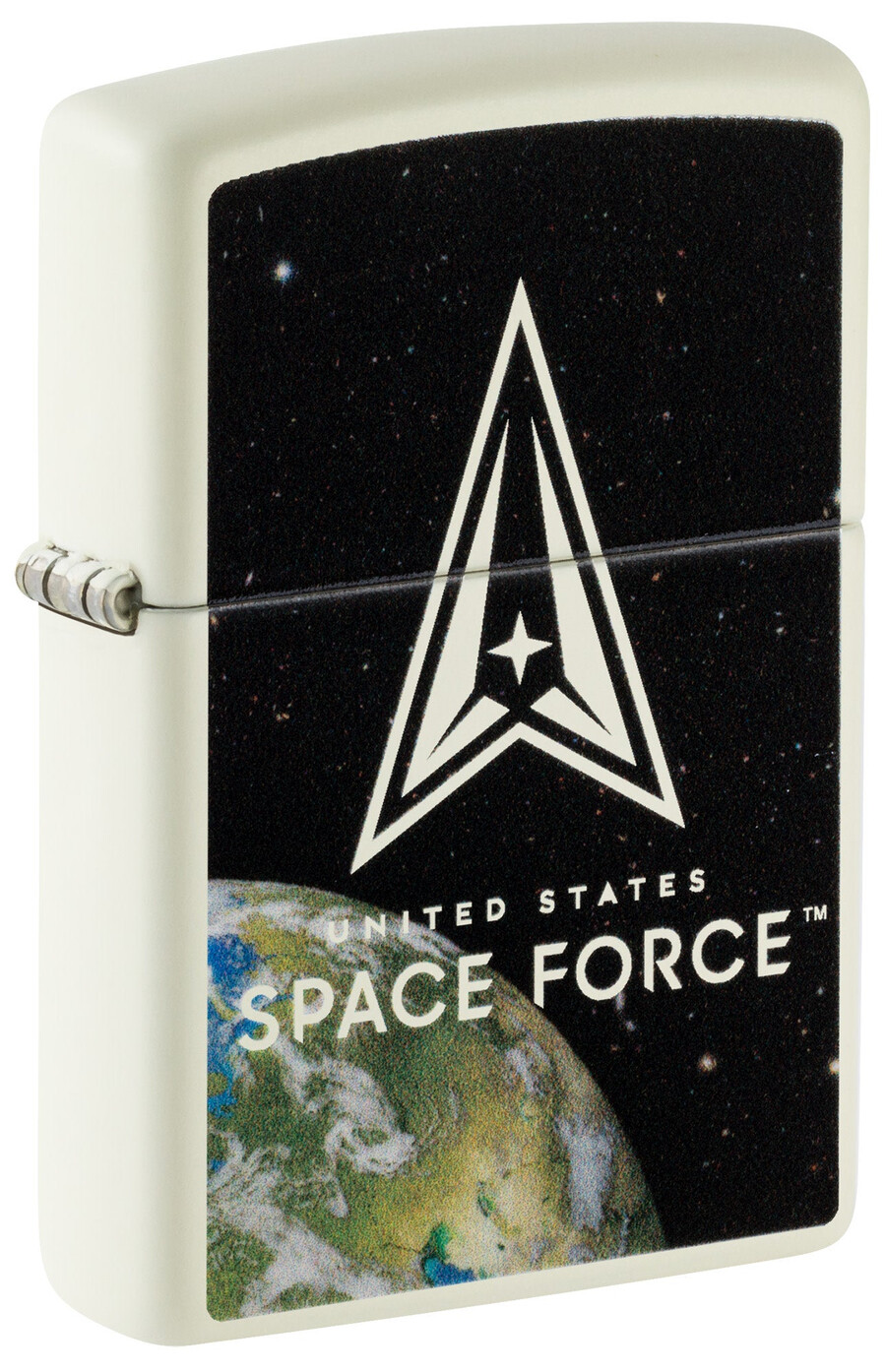 u.s. space force glowing logo design