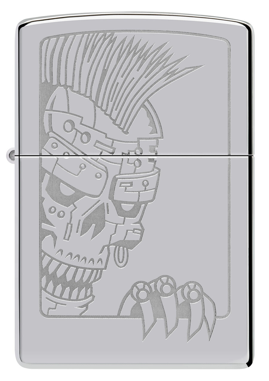 mohawk skull design