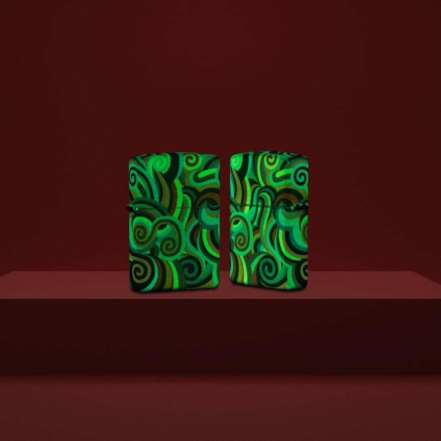 rietveld glowing swirls design
