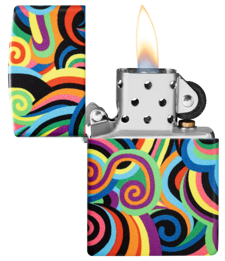 rietveld glowing swirls design