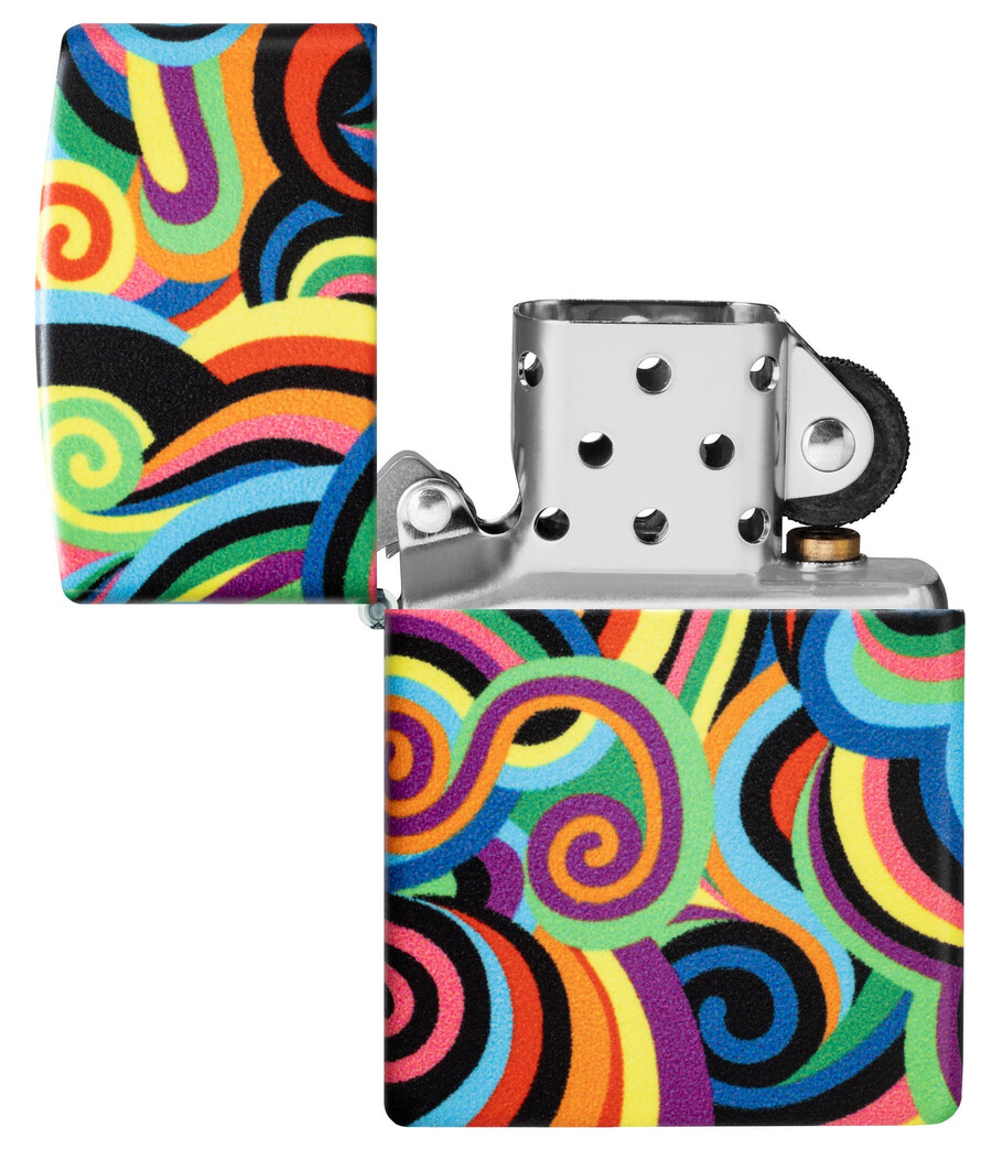 rietveld glowing swirls design