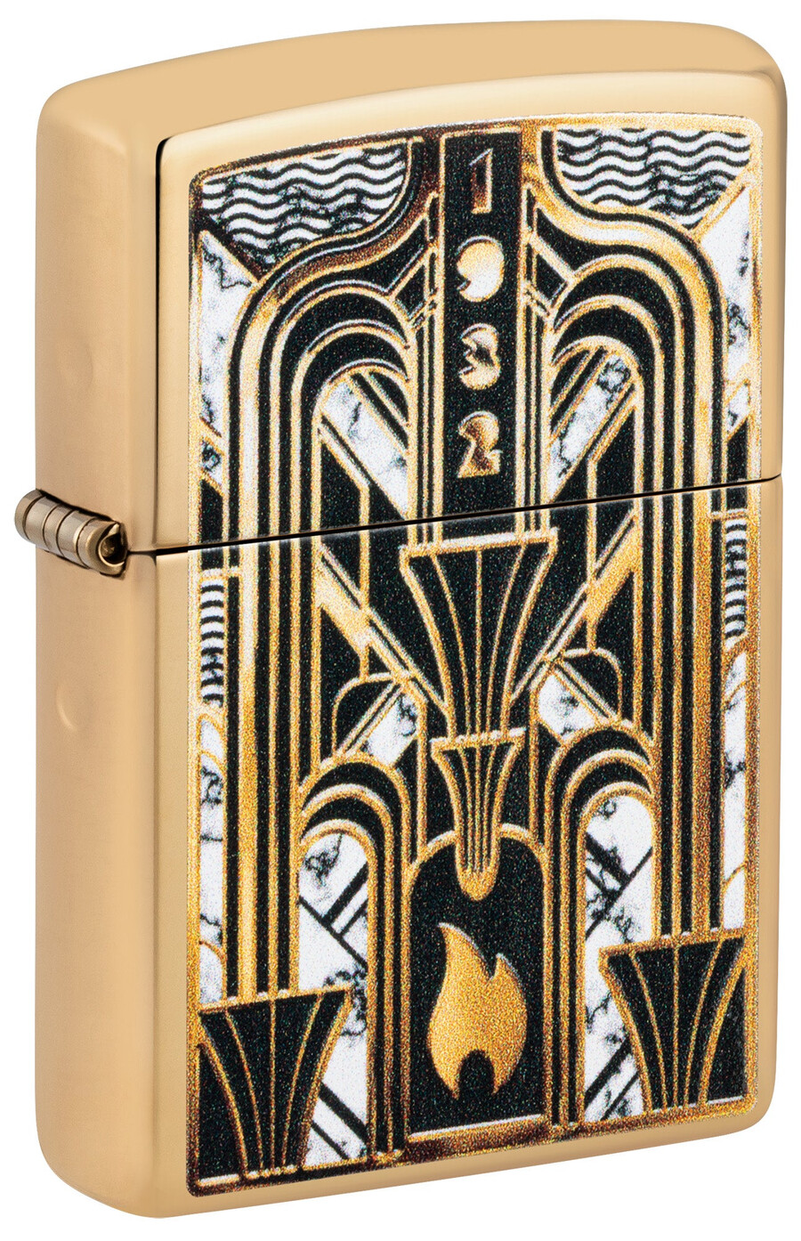 art deco flame design