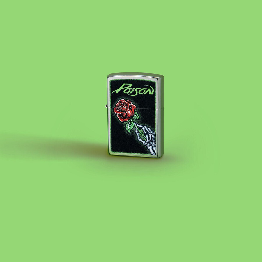 poison rose design