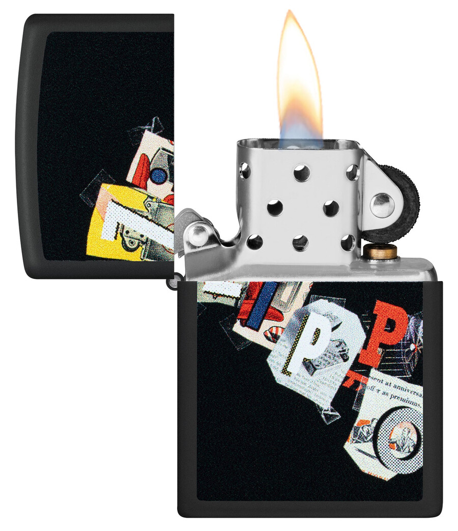 cut and paste zippo design