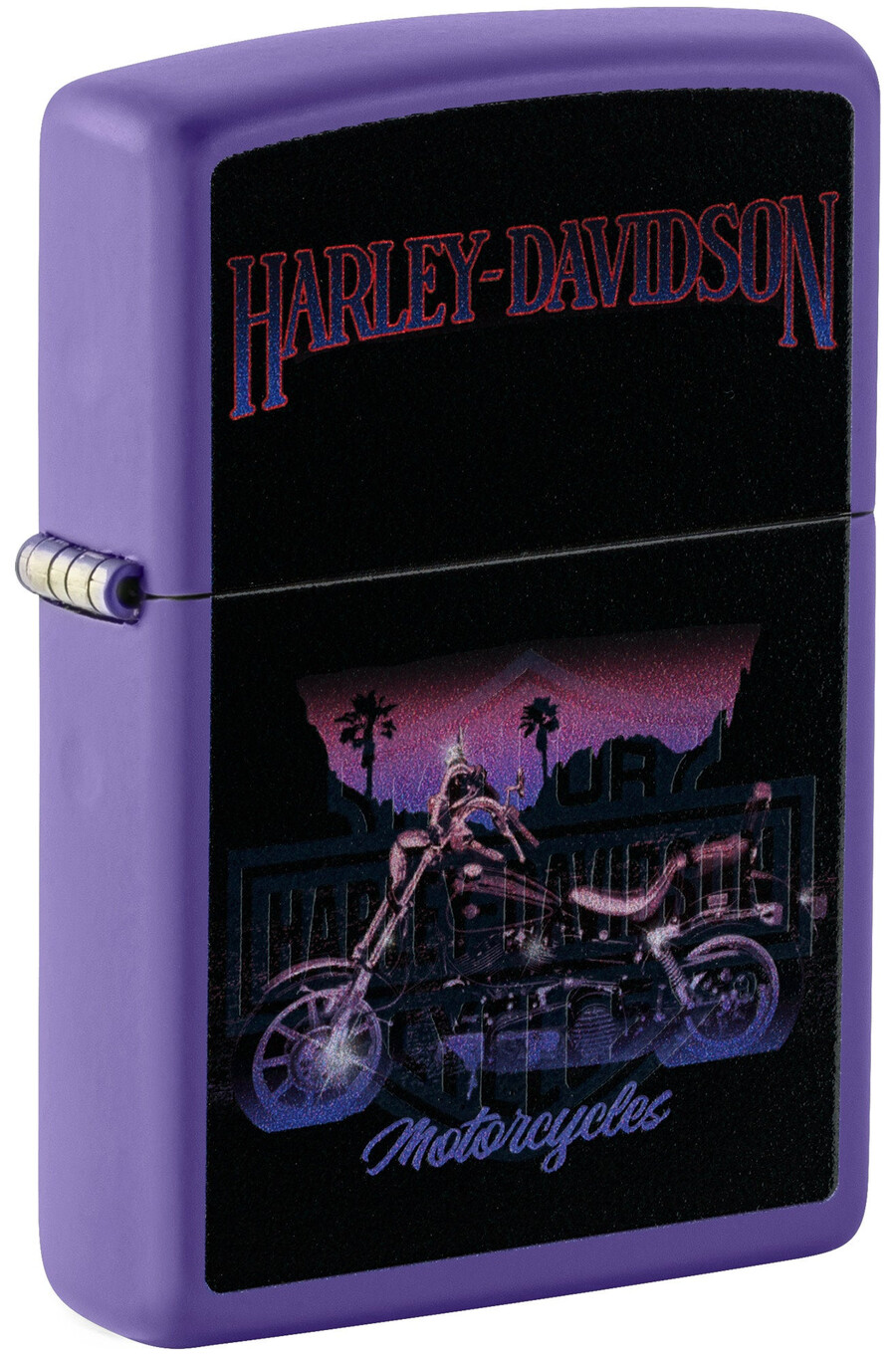 harley-davidson black light motorcycle design