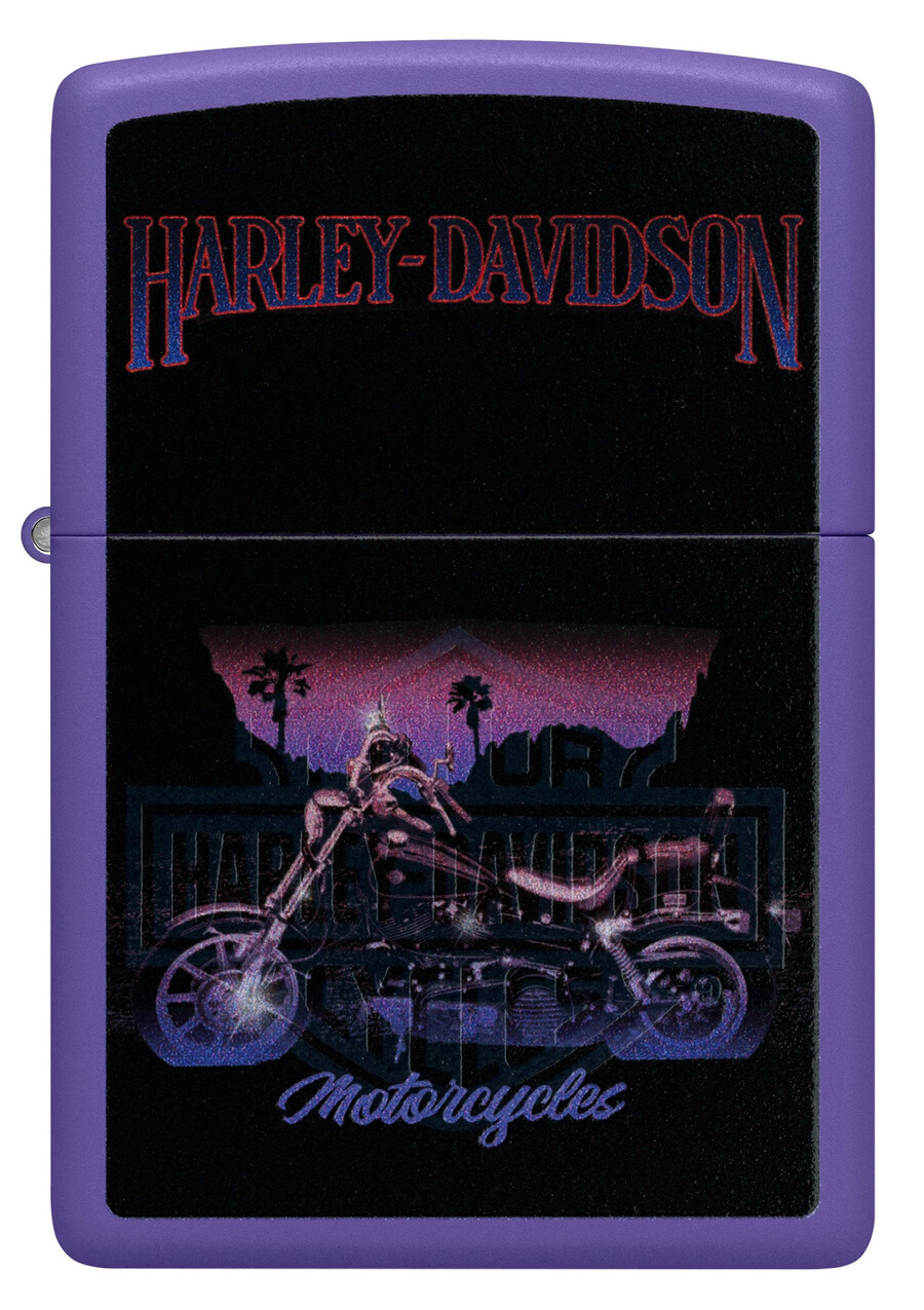 harley-davidson black light motorcycle design