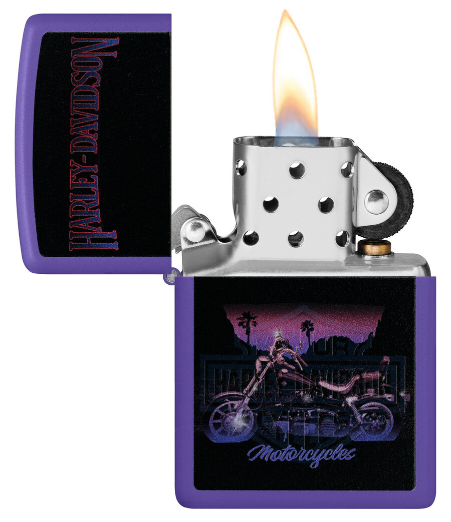 harley-davidson black light motorcycle design