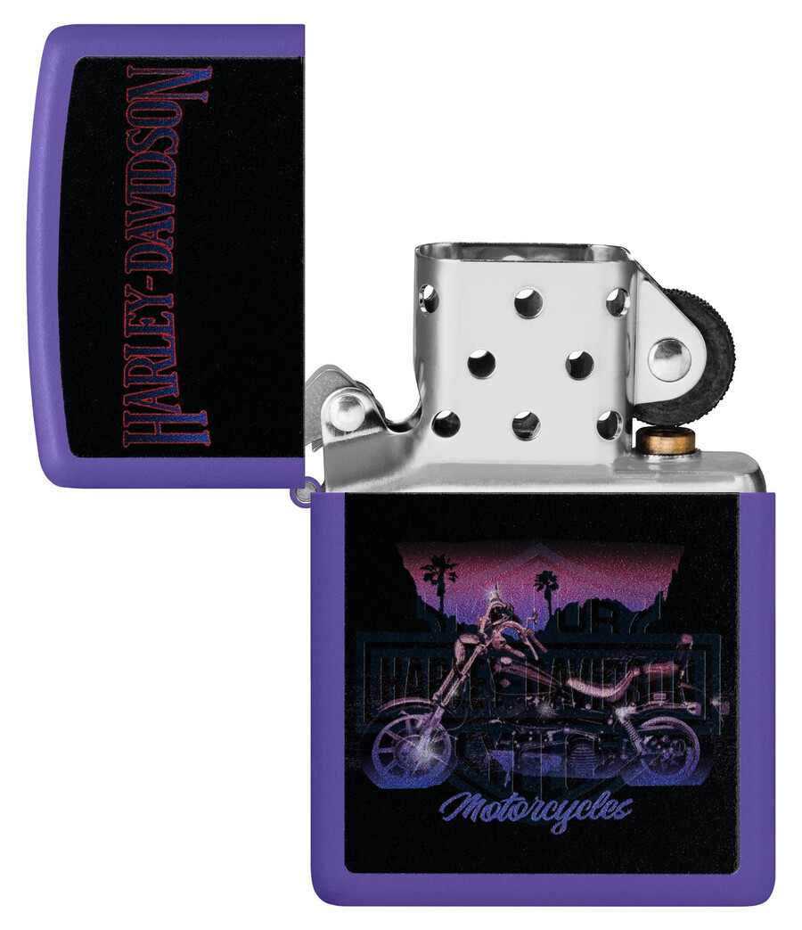 harley-davidson black light motorcycle design