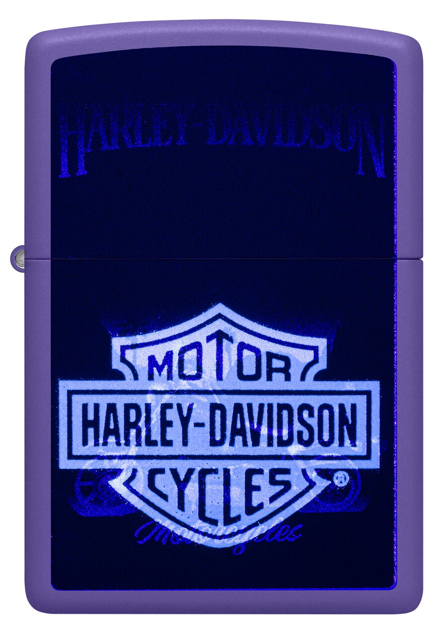 harley-davidson black light motorcycle design