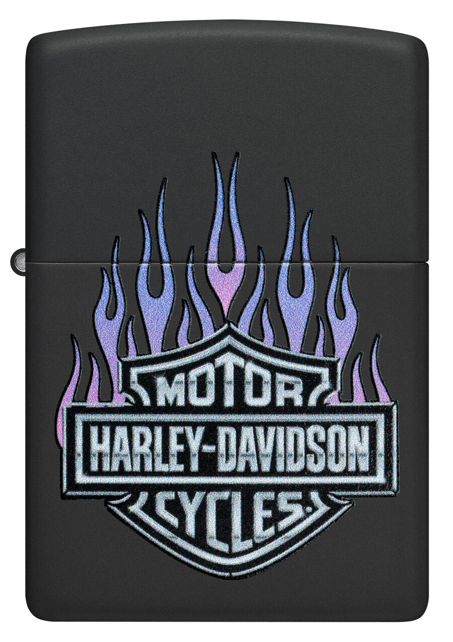 harley-davidson purple flames design