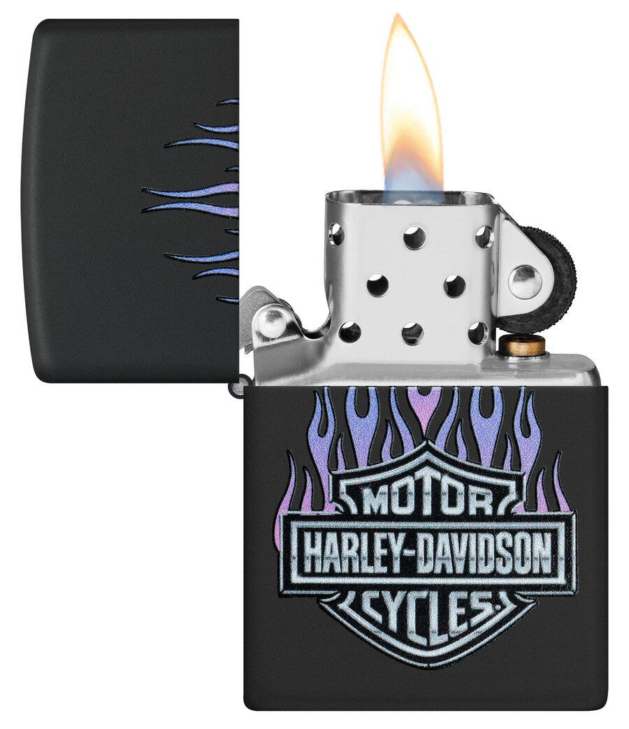 harley-davidson purple flames design