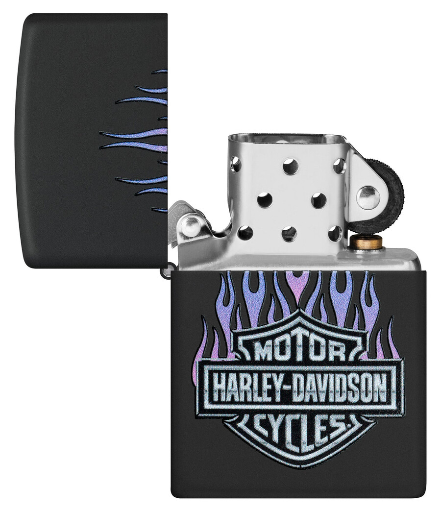 harley-davidson purple flames design