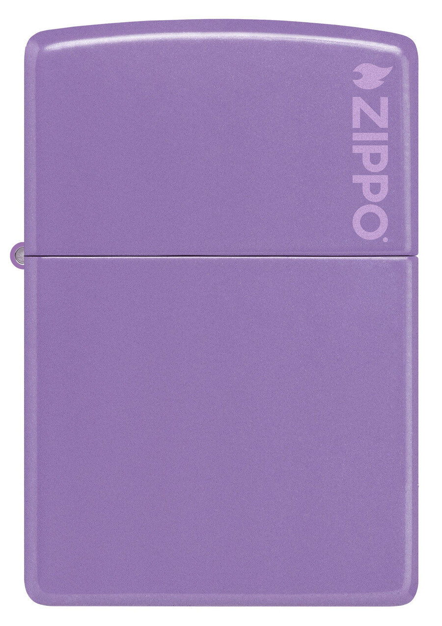 classic smoky lavender zippo logo