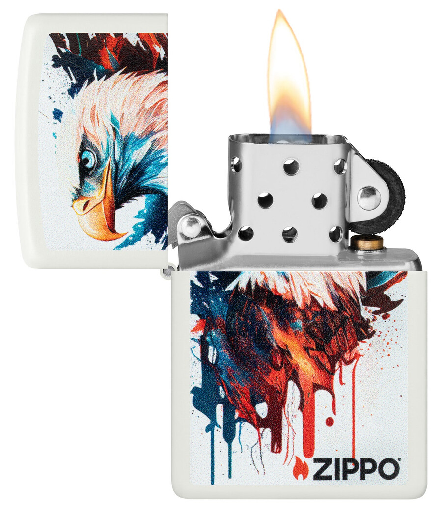 painted eagle design