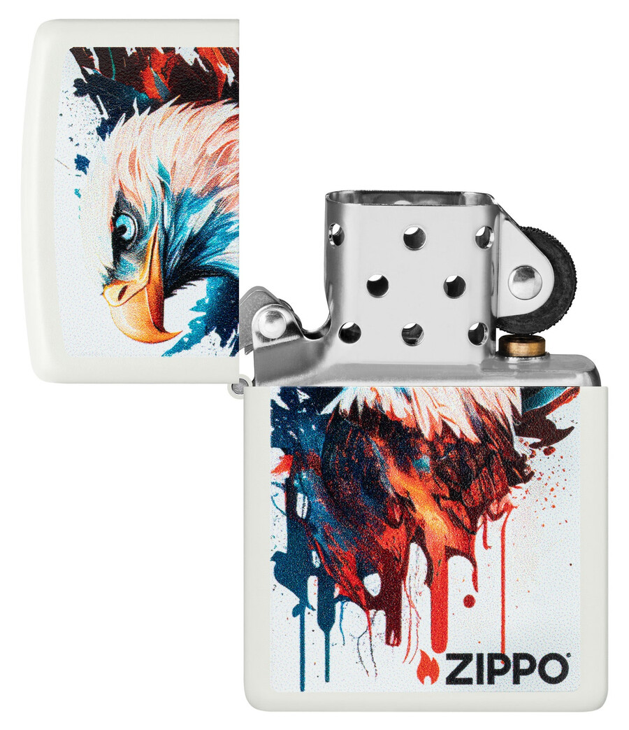 painted eagle design