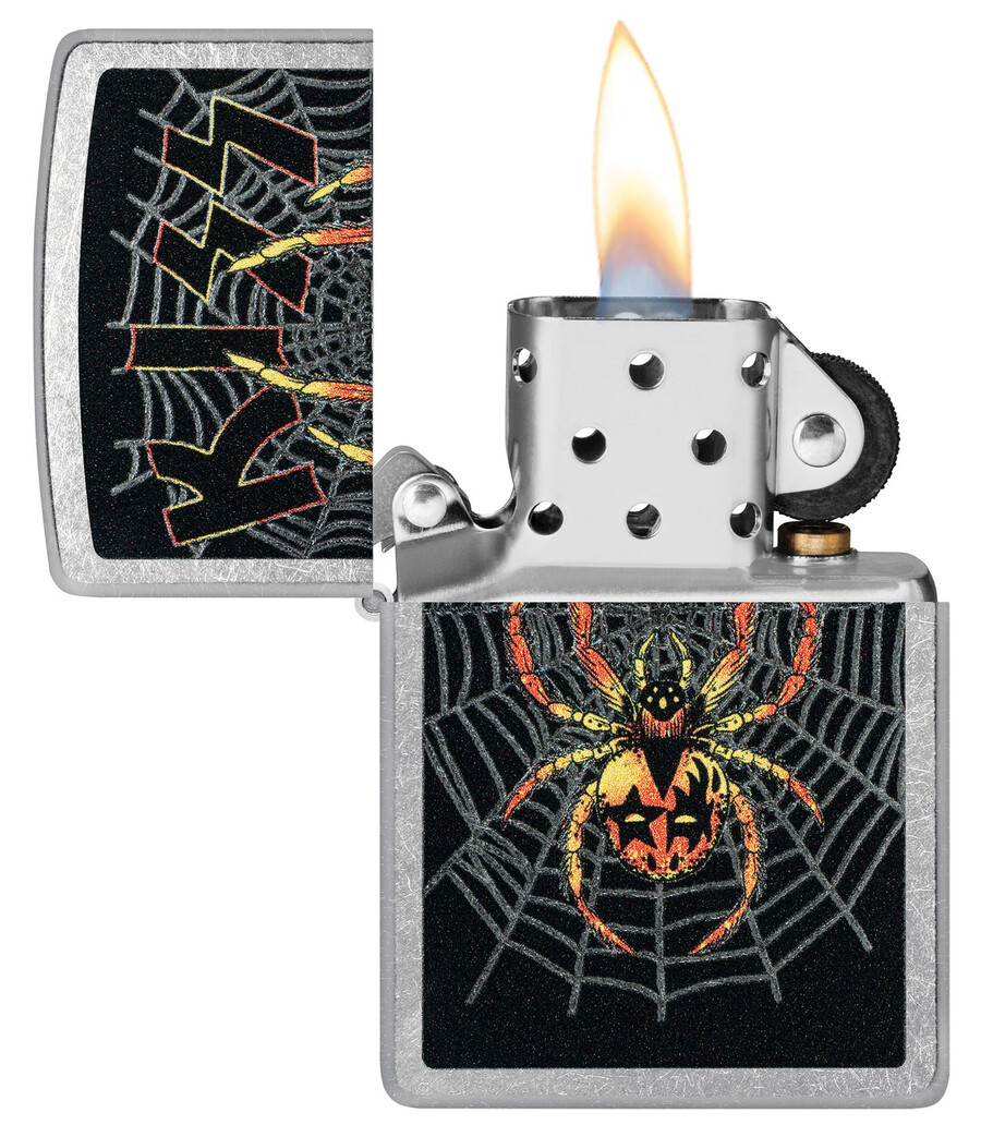 kiss face paint spider design