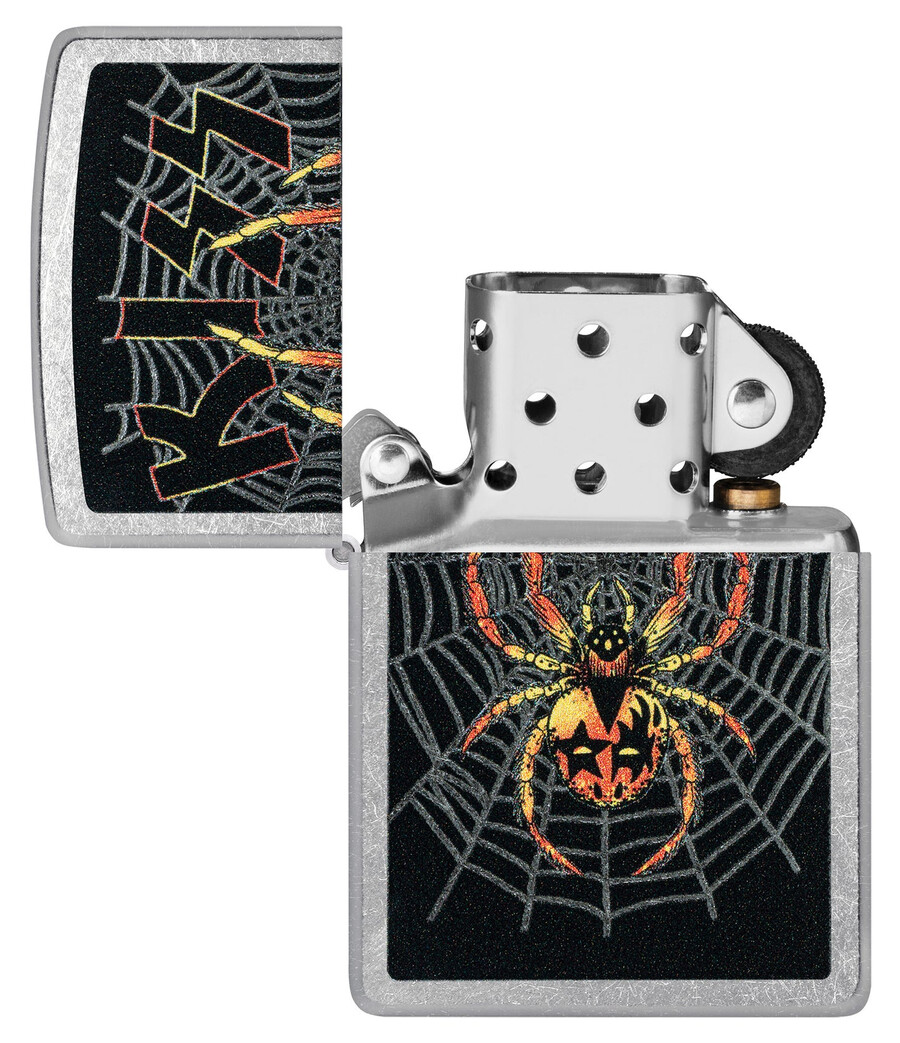 kiss face paint spider design