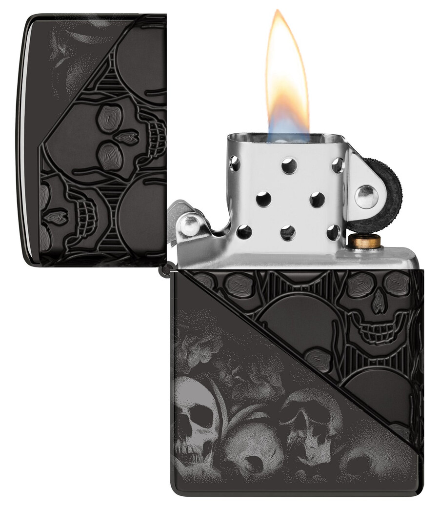 skull collage design
