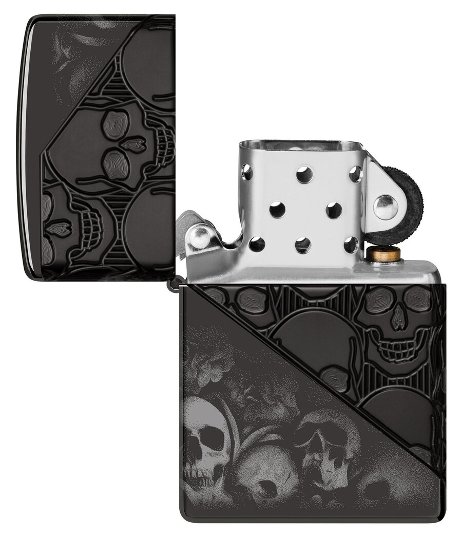 skull collage design
