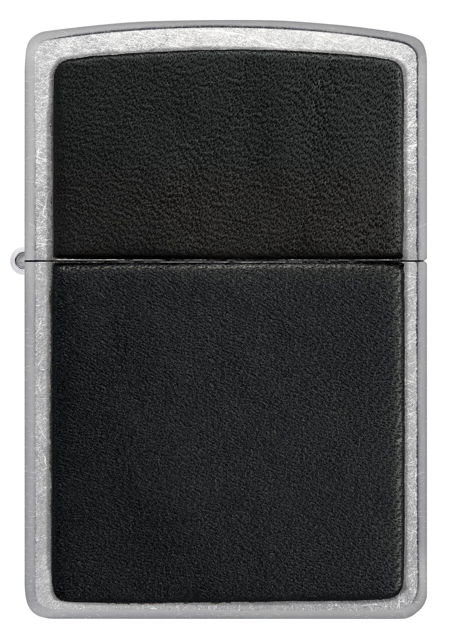 black leather emblem