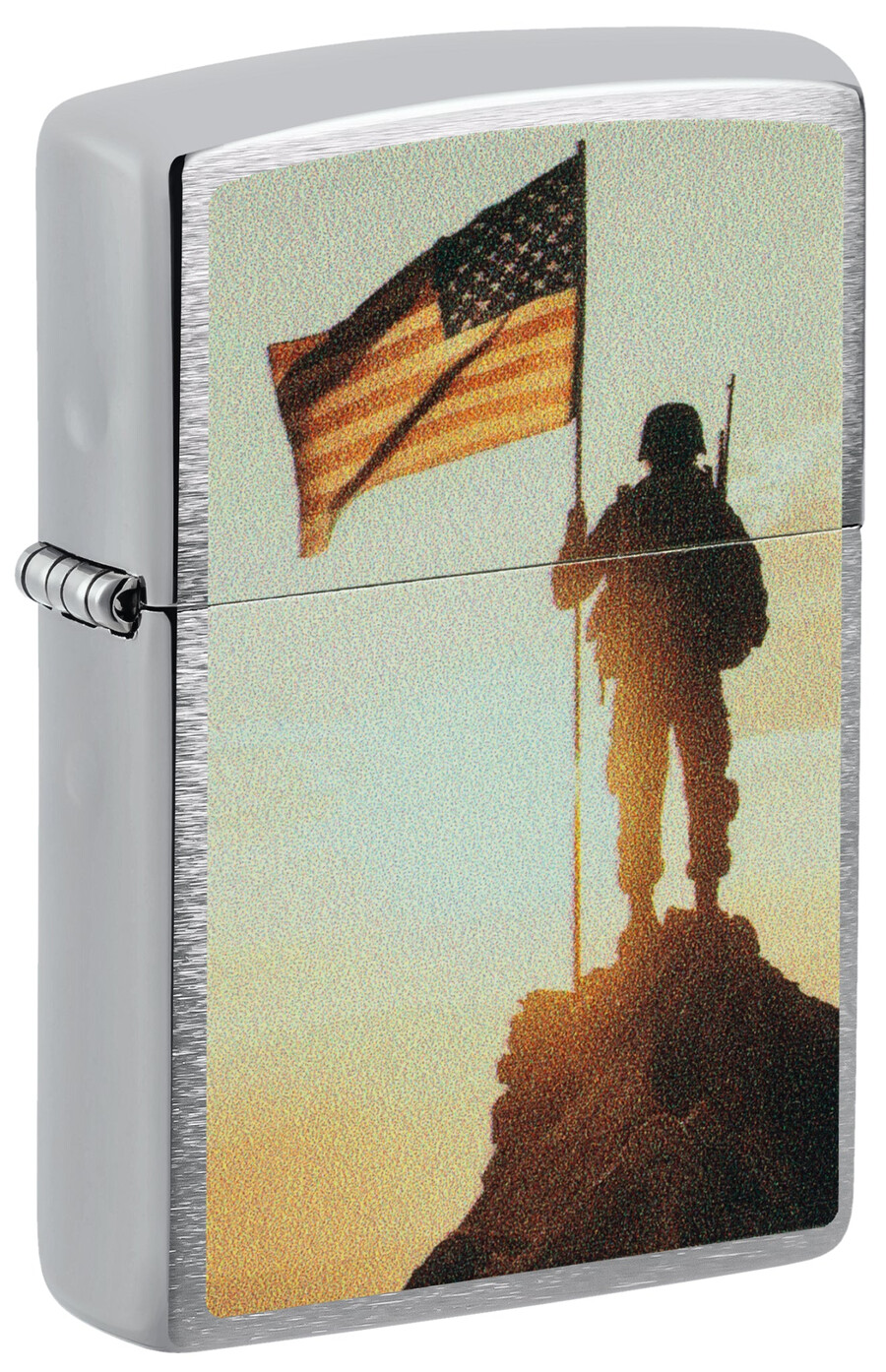 soldier and flag design