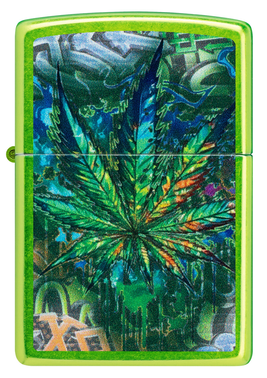 graffiti leaf design