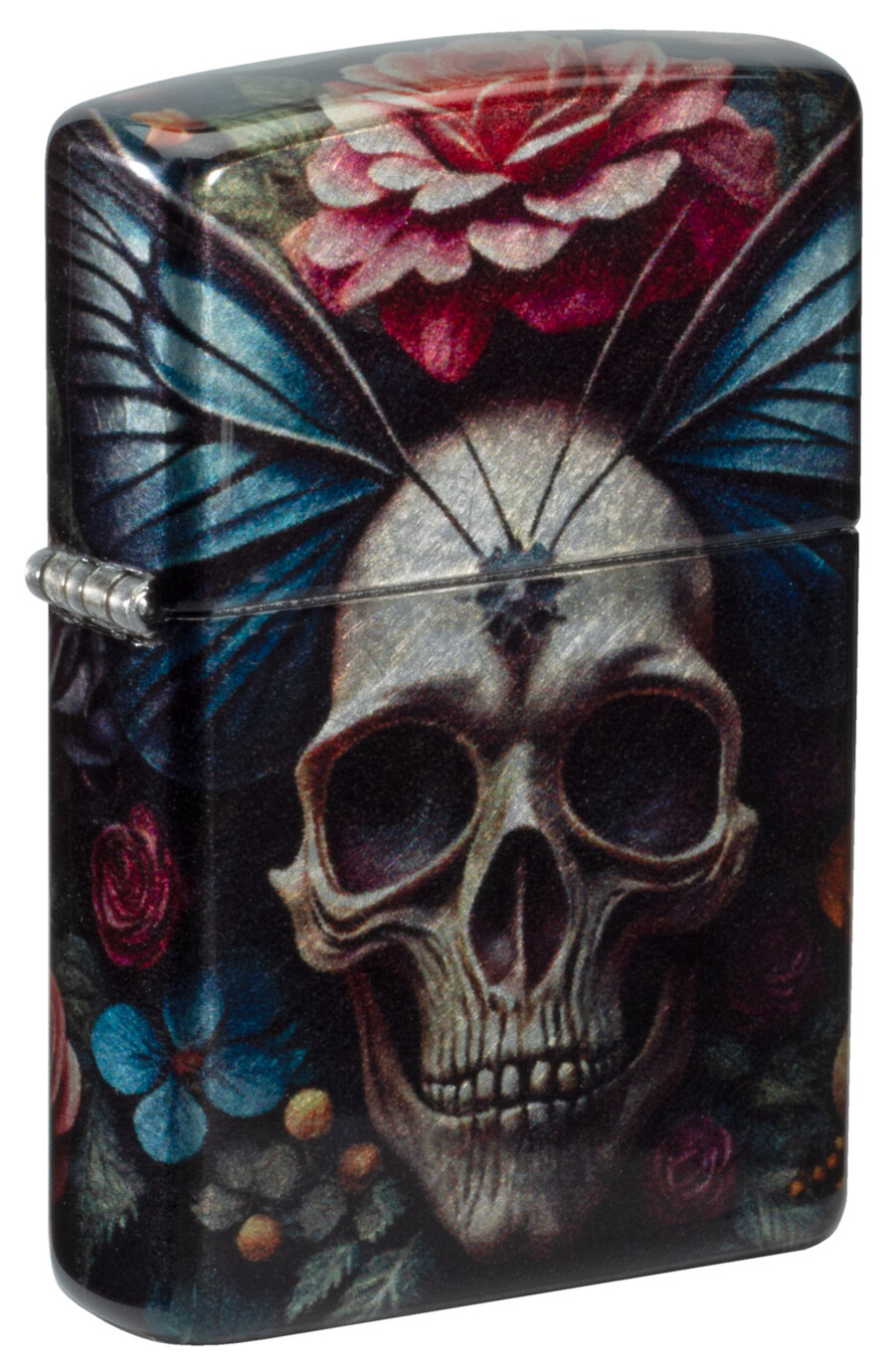 butterfly skull design